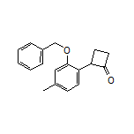 2-[2-(Benzyloxy)-4-methylphenyl]cyclobutanone
