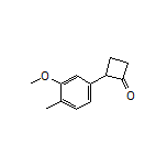 2-(3-Methoxy-4-methylphenyl)cyclobutanone
