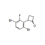 2-(3,6-Dibromo-2-fluorophenyl)cyclobutanone
