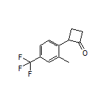 2-[2-Methyl-4-(trifluoromethyl)phenyl]cyclobutanone