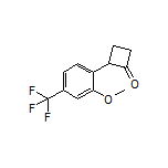2-[2-Methoxy-4-(trifluoromethyl)phenyl]cyclobutanone