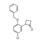 2-[2-(Benzyloxy)-5-chlorophenyl]cyclobutanone