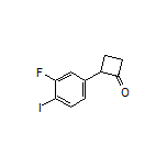 2-(3-Fluoro-4-iodophenyl)cyclobutanone