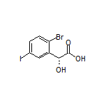 (R)-2-(2-Bromo-5-iodophenyl)-2-hydroxyacetic Acid