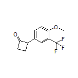 2-[4-Methoxy-3-(trifluoromethyl)phenyl]cyclobutanone