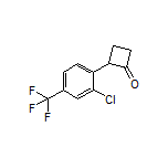 2-[2-Chloro-4-(trifluoromethyl)phenyl]cyclobutanone
