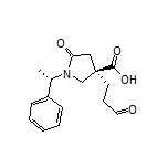 (R)-5-Oxo-3-(3-oxopropyl)-1-[(S)-1-phenylethyl]pyrrolidine-3-carboxylic Acid