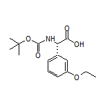 (S)-2-(Boc-amino)-2-(3-ethoxyphenyl)acetic Acid