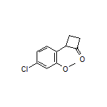 2-(4-Chloro-2-methoxyphenyl)cyclobutanone