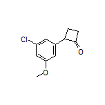 2-(3-Chloro-5-methoxyphenyl)cyclobutanone