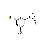 2-(3-Bromo-5-methoxyphenyl)cyclobutanone
