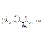 (S)-2-Amino-2-[3-(trifluoromethoxy)phenyl]acetic Acid Hydrochloride