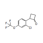2-[2-Chloro-4-(trifluoromethoxy)phenyl]cyclobutanone