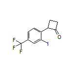2-[2-Iodo-4-(trifluoromethyl)phenyl]cyclobutanone