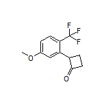 2-[5-Methoxy-2-(trifluoromethyl)phenyl]cyclobutanone