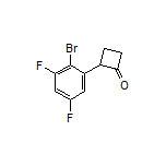 2-(2-Bromo-3,5-difluorophenyl)cyclobutanone