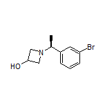 (S)-1-[1-(3-Bromophenyl)ethyl]azetidin-3-ol