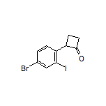 2-(4-Bromo-2-iodophenyl)cyclobutanone