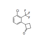 2-[3-Chloro-2-(trifluoromethyl)phenyl]cyclobutanone