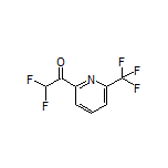 2,2-Difluoro-1-[6-(trifluoromethyl)pyridin-2-yl]ethanone
