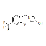 1-[2-Fluoro-4-(trifluoromethyl)benzyl]azetidin-3-ol