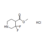 Methyl 3,3-Difluoropiperidine-4-carboxylate Hydrochloride