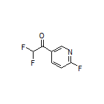 2,2-Difluoro-1-(6-fluoropyridin-3-yl)ethanone