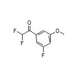 2,2-Difluoro-1-(3-fluoro-5-methoxyphenyl)ethanone