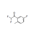 2,2-Difluoro-1-(5-fluoro-2-methylphenyl)ethanone