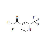 2,2-Difluoro-1-[2-(trifluoromethyl)pyridin-4-yl]ethanone