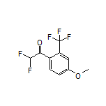 2,2-Difluoro-1-[4-methoxy-2-(trifluoromethyl)phenyl]ethanone