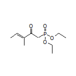 Diethyl (E)-(3-Methyl-2-oxopent-3-en-1-yl)phosphonate