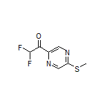 2,2-Difluoro-1-[5-(methylthio)pyrazin-2-yl]ethanone
