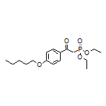 Diethyl [2-Oxo-2-[4-(pentyloxy)phenyl]ethyl]phosphonate