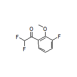 2,2-Difluoro-1-(3-fluoro-2-methoxyphenyl)ethanone
