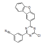 3-[4-Chloro-6-(dibenzo[b,d]furan-2-yl)-1,3,5-triazin-2-yl]benzonitrile