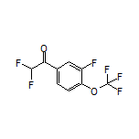 2,2-Difluoro-1-[3-fluoro-4-(trifluoromethoxy)phenyl]ethanone