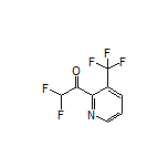 2,2-Difluoro-1-[3-(trifluoromethyl)pyridin-2-yl]ethanone