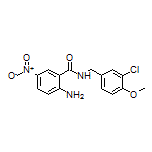 2-Amino-N-(3-chloro-4-methoxybenzyl)-5-nitrobenzamide