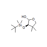 (3R)-3-[(tert-Butyldimethylsilyl)oxy]-4,4-dimethyltetrahydrofuran-2-ol