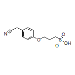 3-[4-(Cyanomethyl)phenoxy]propane-1-sulfonic Acid