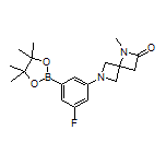 3-Fluoro-5-(1-methyl-2-oxo-1,6-diazaspiro[3.3]heptan-6-yl)phenylboronic Acid Pinacol Ester