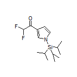 2,2-Difluoro-1-[1-(triisopropylsilyl)-1H-pyrrol-3-yl]ethanone