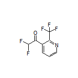 2,2-Difluoro-1-[2-(trifluoromethyl)pyridin-3-yl]ethanone