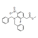 Methyl 2-[3-(Dibenzylamino)-2-fluoro-4-nitrophenyl]acetate