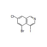 5-Bromo-7-chloro-4-iodoisoquinoline