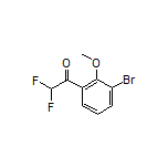1-(3-Bromo-2-methoxyphenyl)-2,2-difluoroethanone