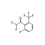 2,2-Difluoro-1-[2-fluoro-6-(trifluoromethyl)phenyl]ethanone