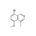 8-Bromo-4-iodo-5-methoxyisoquinoline