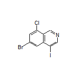 6-Bromo-8-chloro-4-iodoisoquinoline